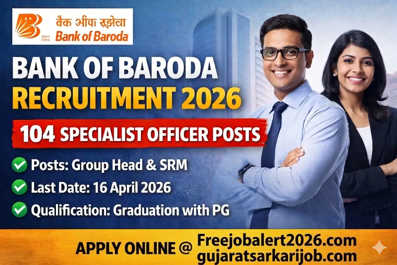 Bank of Baroda Recruitment 2026 Notification and Vacancy Details Chart