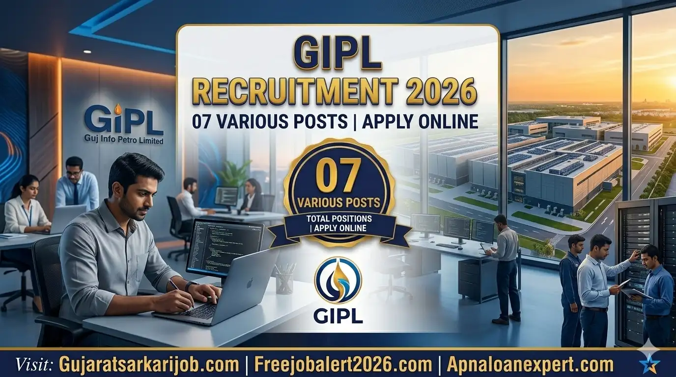 GIPL Recruitment 2026 various posts online application form