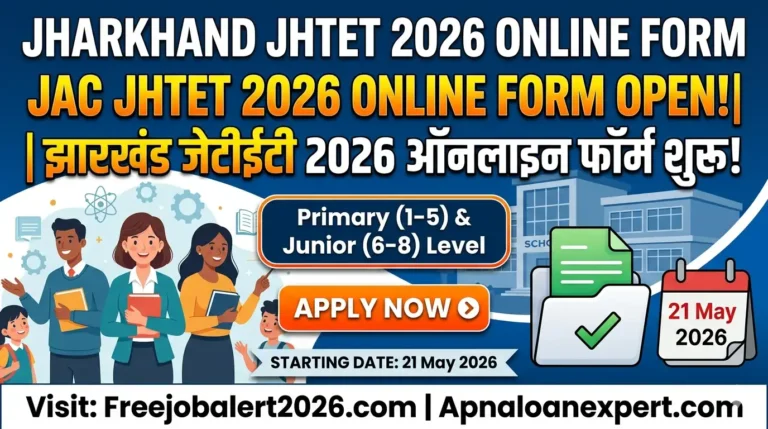Jharkhand JAC JHTET 2026 Online Form Notification