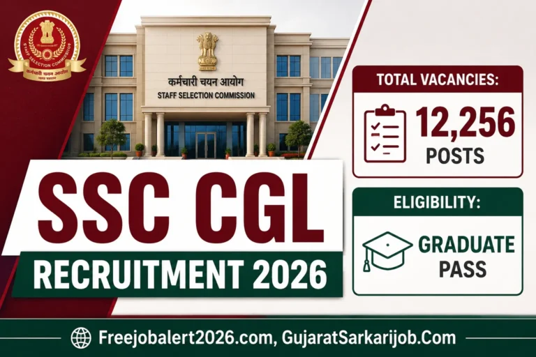 SSC CGL Online Form 2026 Official Notification Banner