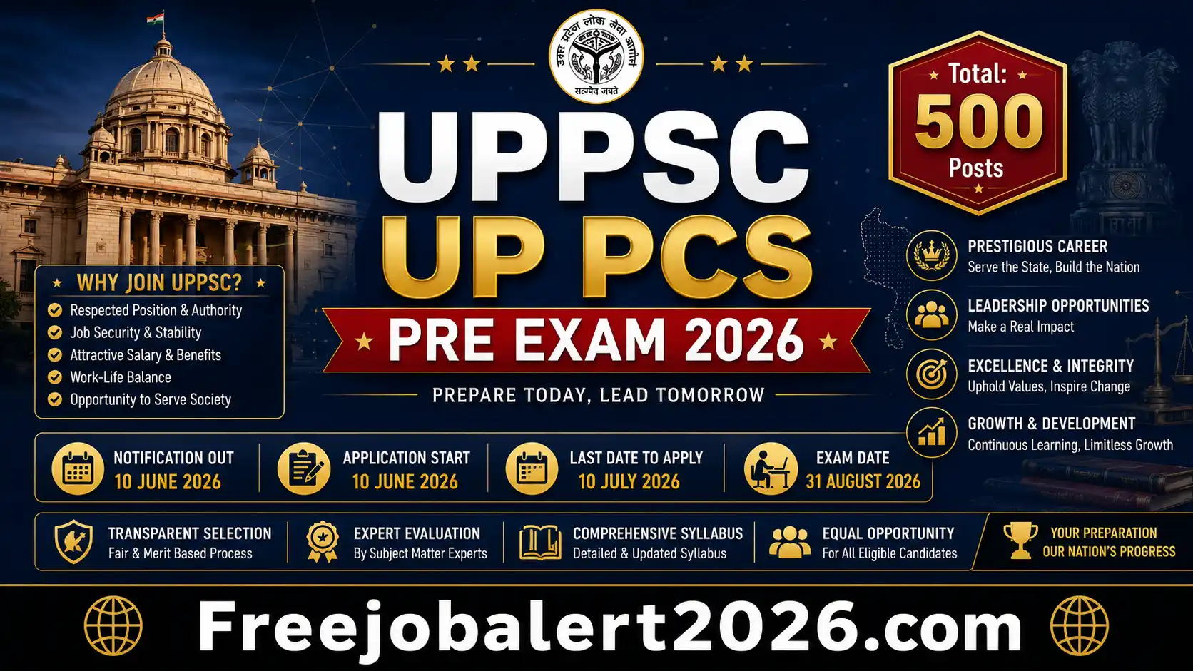 uppsc pcs pre recruitment administrative milestones criteria parameters and initial entry block